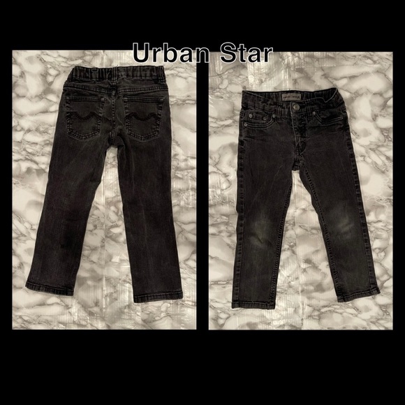 2 pairs of black jeans- size 5T - Picture 3 of 3